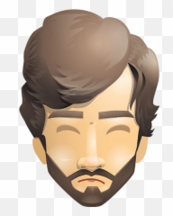 Beardmoji - Man Cartoon Png Emoji