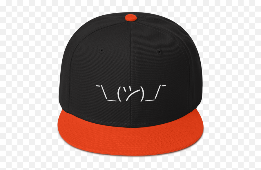 Shrug Emoji Sad Face Snapback Sold - Vegeta Sucks Hat,Shrug Emoji