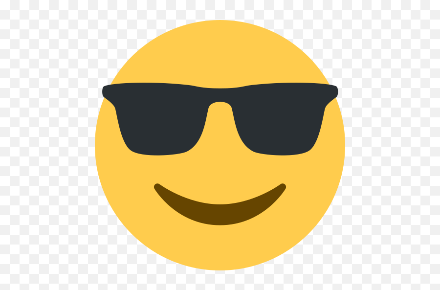Smiling Face With Sunglasses Emoji - Discord Sunglasses Emoji,Sunglasses Emoji