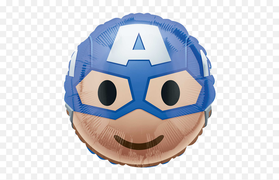 18 Captain America Emoji Balloon - Captain America Balloon,Captain America Emoji