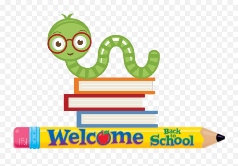 School Colorful Books Bookworm - School Cute Teacher Clipart Emoji,Bookworm Emoji