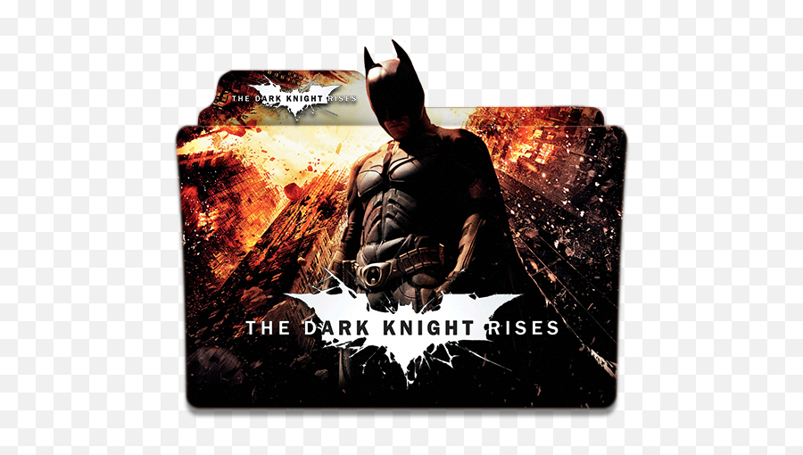 Batman The Dark Night Rises Folder Icon - Designbust Batman The Dark Knight Folder Icon Emoji,Knight Emoji