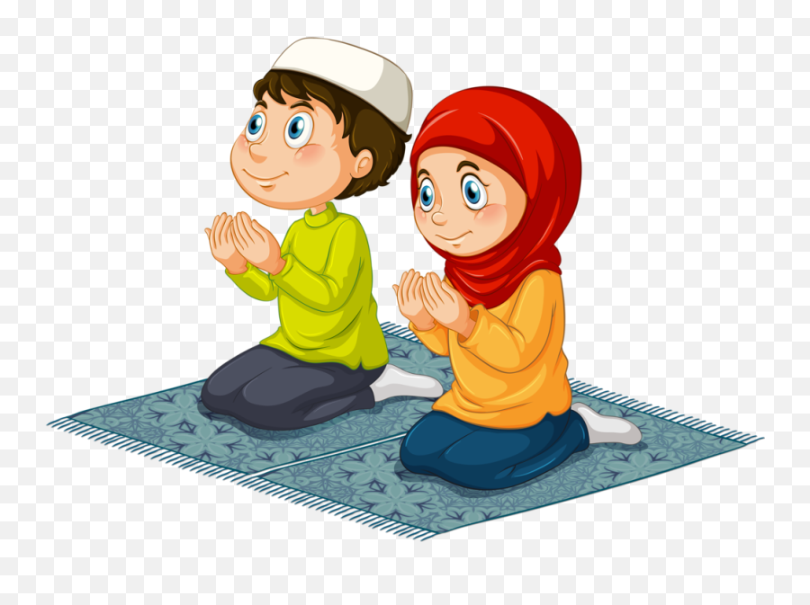 Pin Di Muslim - Praying Muslim Clipart Png Emoji,Muslim Emoji
