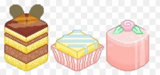 Stiker Pixel Kawaii Iphone Emojis Sol Luna - Cupcake,Pixel Emojis