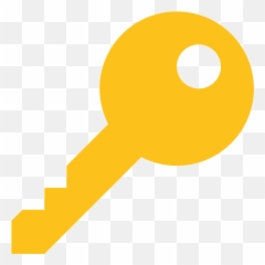 Key Emoji Clipart - Transparent