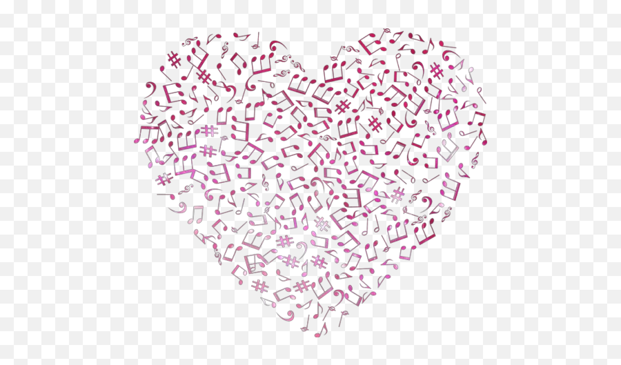 Stickers Da Vinci 1 - Music Notes Heart Transparent Background Emoji,Corazones Emoji