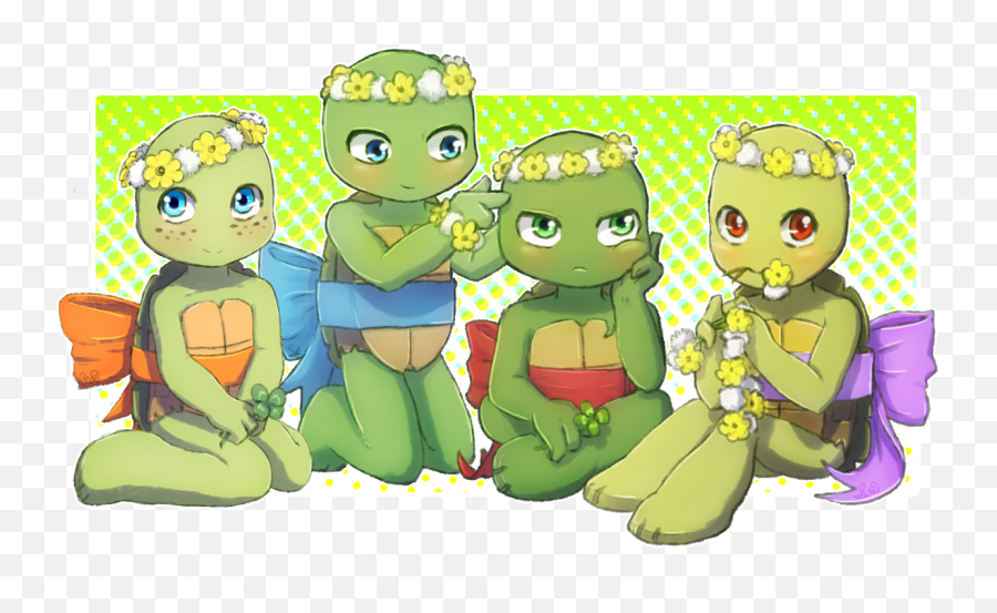 Turtle Tots - Teen Mutant Ninja Turtles Cute Emoji,Ninja Turtles Emoji
