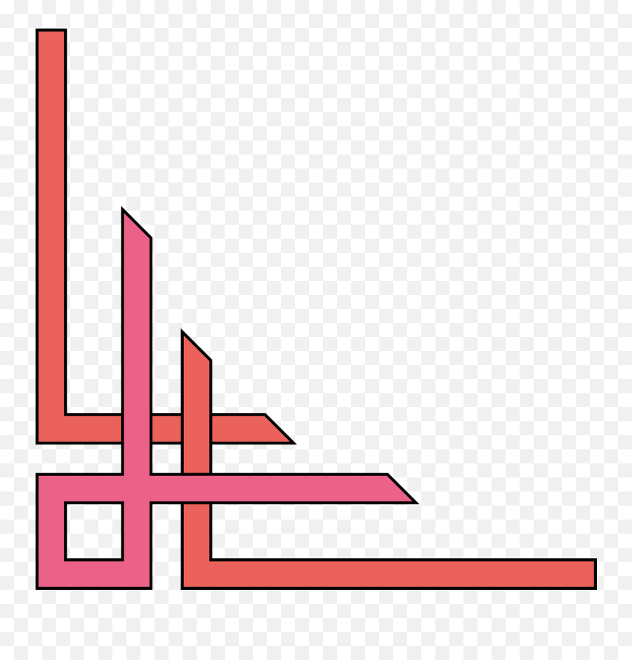 Corner Lower Left Geometry Designing - Simple Border Designs For Projects Emoji,Castle Book Emoji