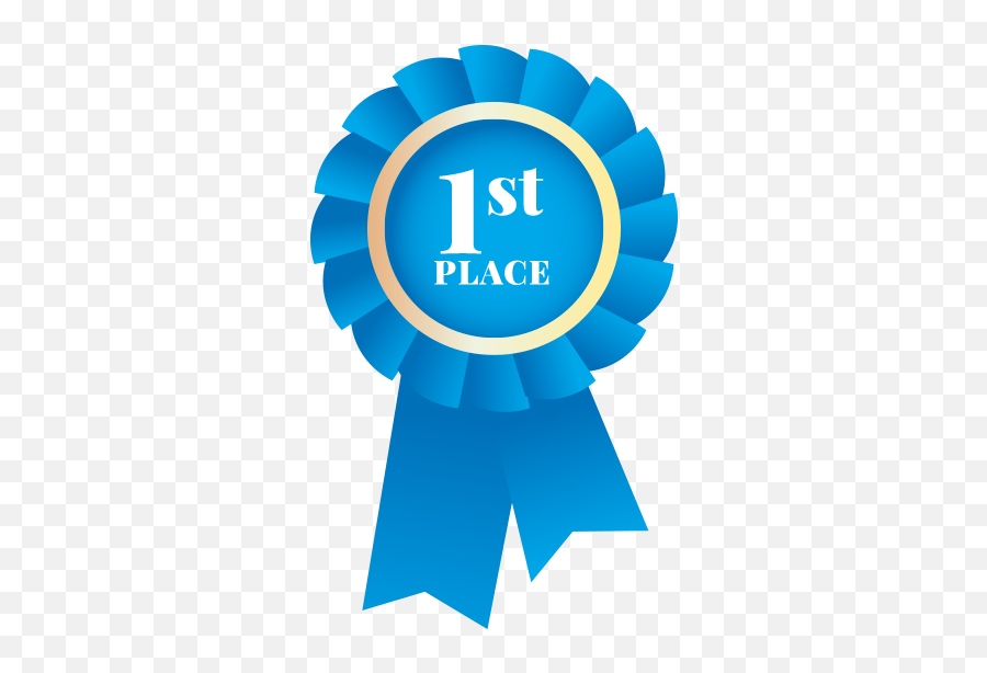 First Place Blue Ribbon Clipart - Blue Winning Ribbon Icon Emoji,Blue Ribbon Emoji