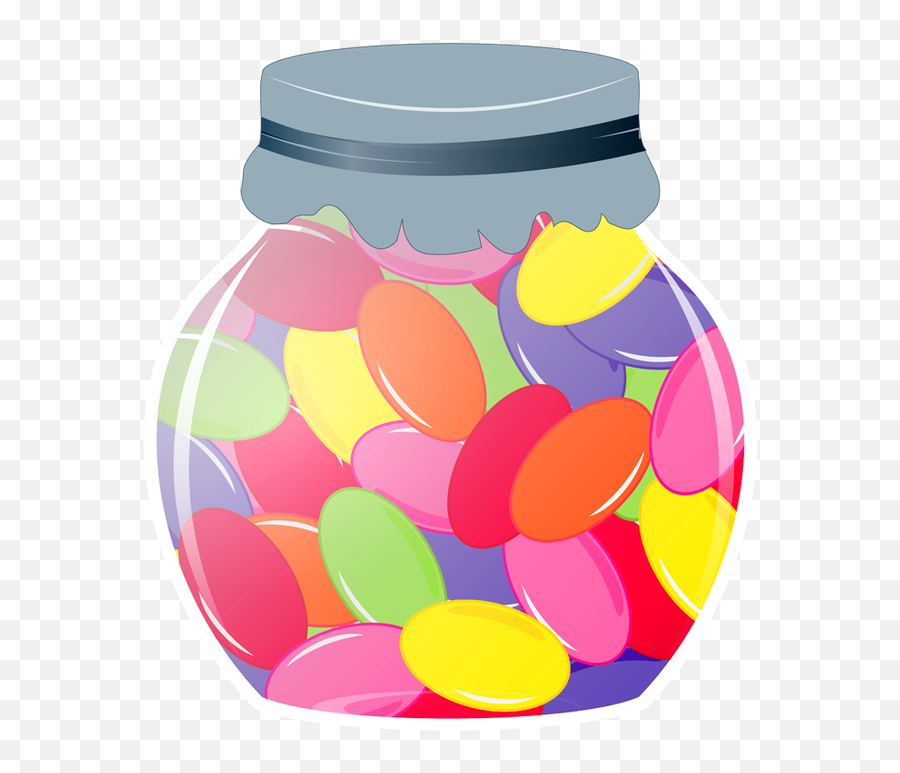 Jelly Candies Png - Clipart Jelly Bean Jar Emoji,Jelly Bean Emoji