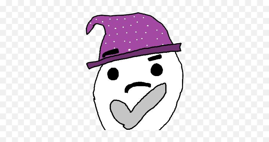 Wizard Thinking Emoji - Clip Art,Wizard Emoji