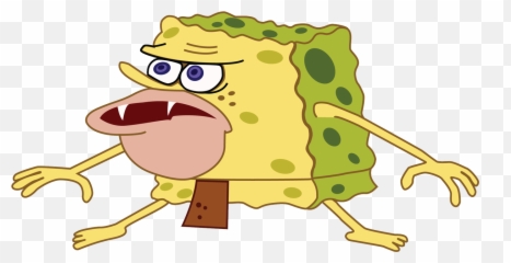 At All - Spongebob Caveman Meme Png Emoji,Golden State Warriors Emoji