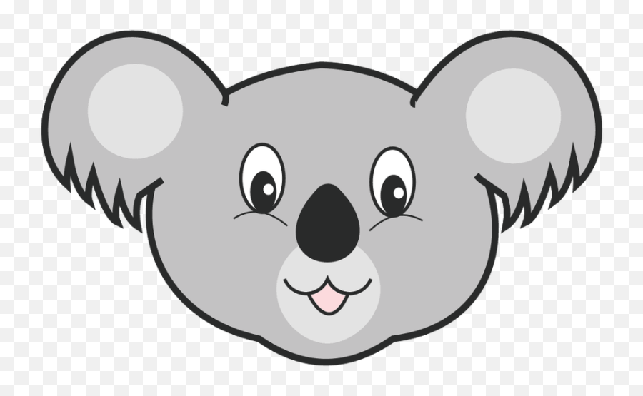 3018 Koala Free Clipart - Koala Face Clipart Emoji,Koala Emoticons