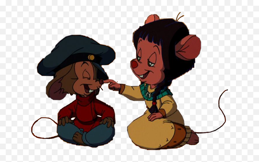 Cholena Tickles Fievel Https - Cartoon Emoji,Tickle Emoji