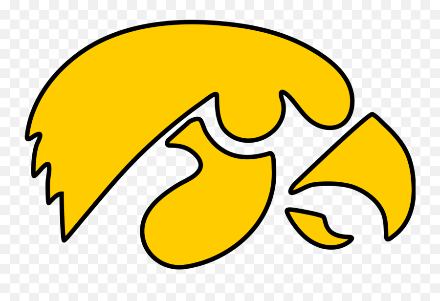 Iowa Hawkeyes Clipart - Iowa Hawkeyes Logo Vector Emoji,Hawkeye Emoji