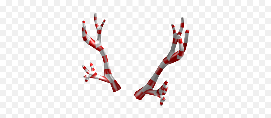 Roblox Candy Cane - Candy Cane Antlers Roblox Emoji,Old Man With Cane Emoji