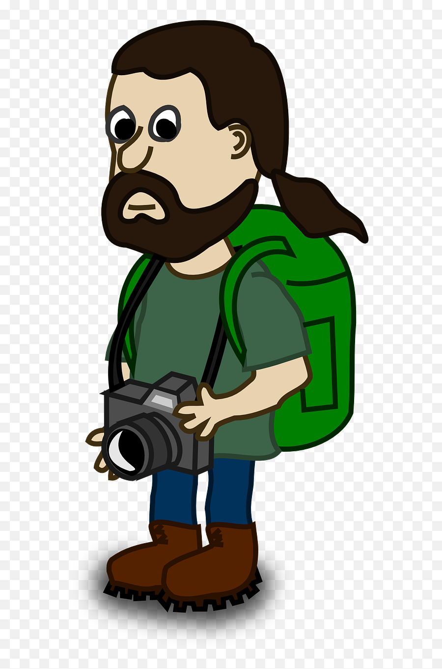 Photographer Man Person Traveler Free - Comic Characters Emoji,Emoji Movie Concept Art