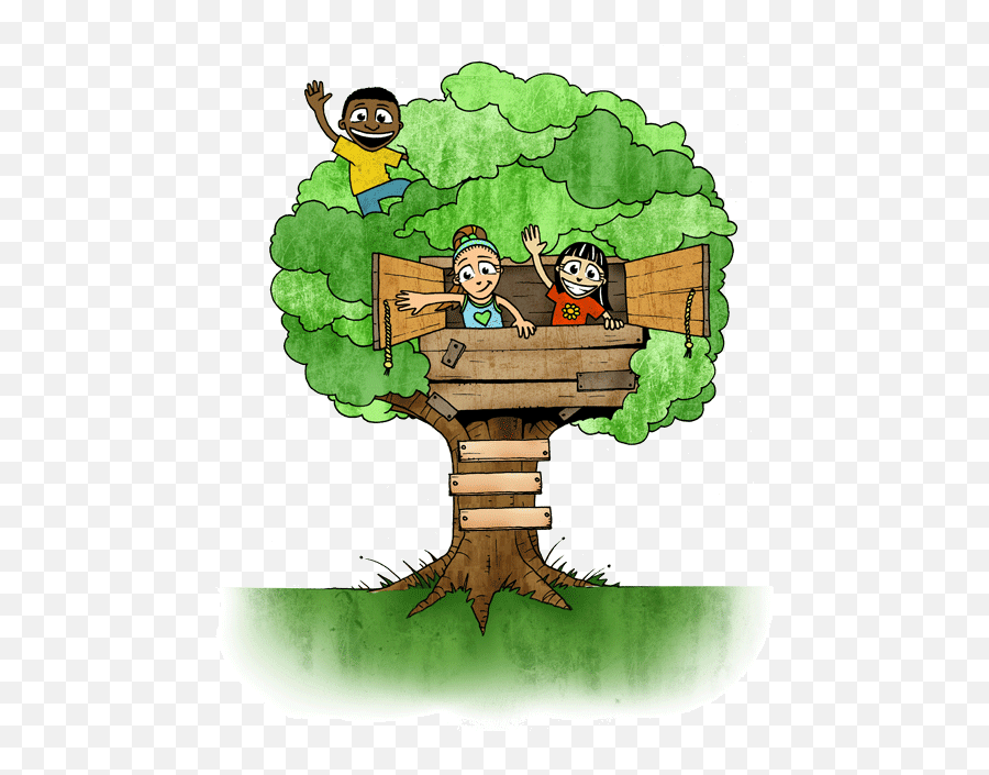 House Tree Banner Stock Png Files - Tree House Emoji,Treehouse Emoji