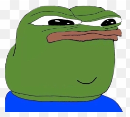 Free Angry Pepe Transparent Download - Rare The Frog Png Emoji