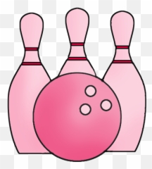 Pink Bowling Icon - Pink Bowling Ball Clip Art Emoji,Bowling Emoji