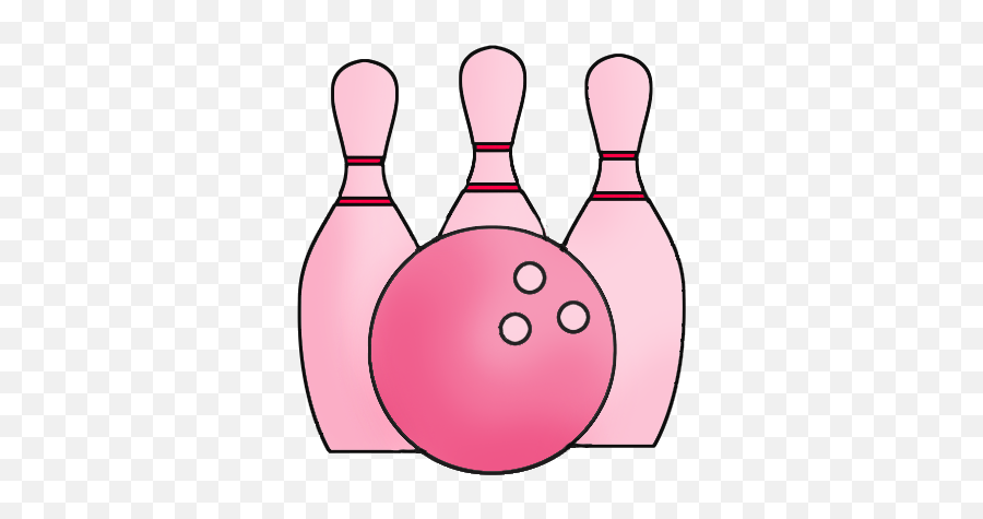 Pink Bowling Icon - Pink Bowling Ball Clip Art Emoji,Bowling Emoji