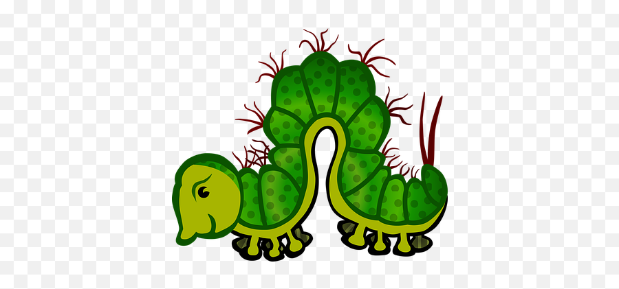 Free Caterpillar Worm Vectors - Caterpillar Crawl Clipart Emoji,Caterpillar Emoji