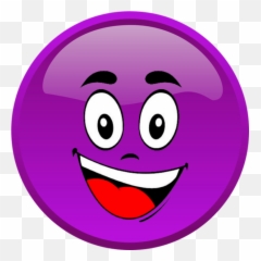 Cg Smiley Violet Heureux - Emoticones Et Cliparts Emoji,Stoner Emoji
