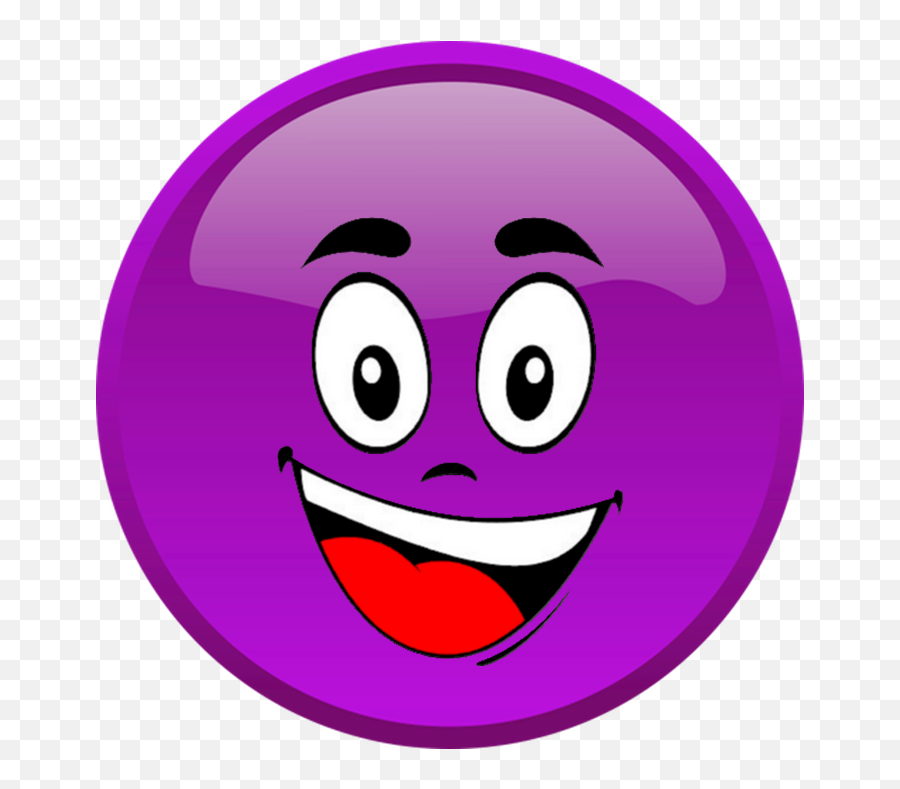 Cg Smiley Violet Heureux - Emoticones Et Cliparts Emoji,Stoner Emoji