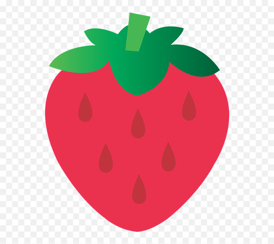 Strawberry Food Clip Art - Transparent Background Clip Art Strawberry Emoji,Strawberry Emoji