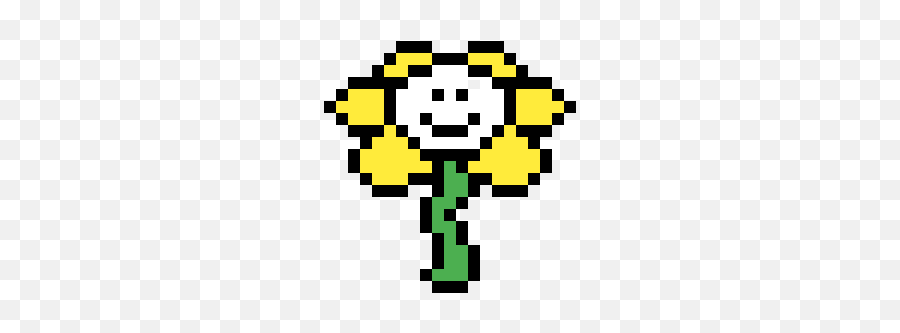 Pixilart - Skype By Nantemur Pixel Art Undertale Flowey Emoji,Emoticon Skype