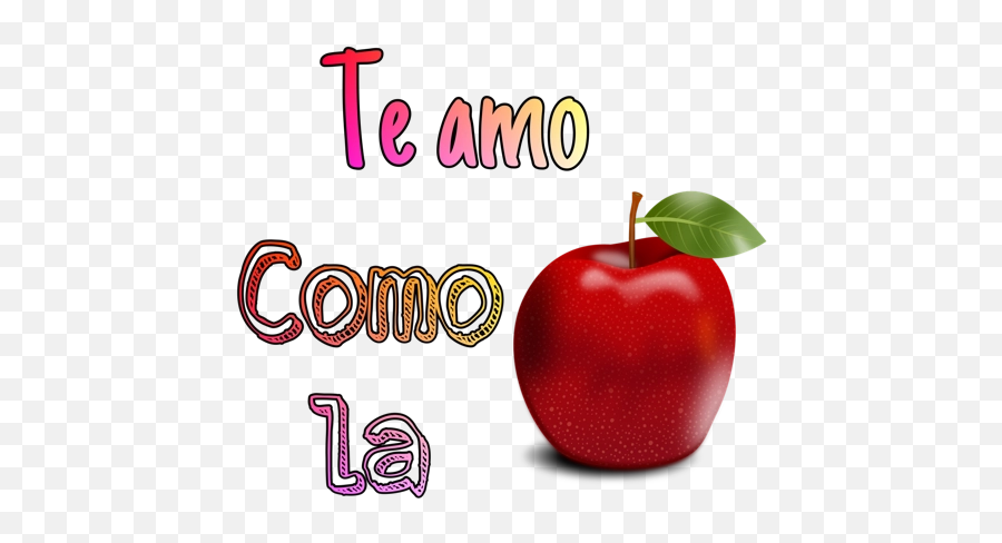 Frutas De Amor Stickers For Whatsapp - Apple Emoji,Passion Fruit Emoji