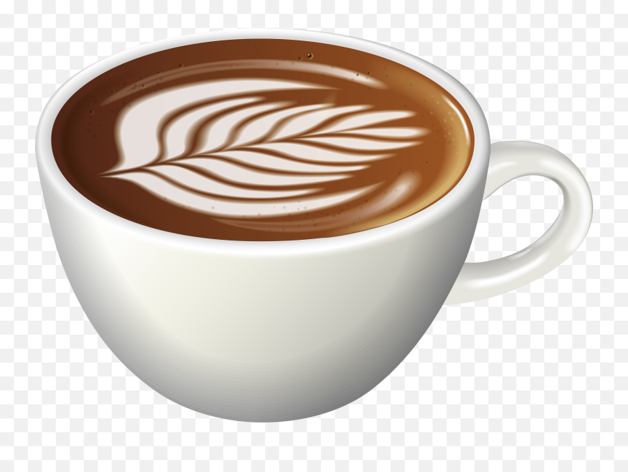 Coffee Latte Clipart - Latte Clipart Transparent Emoji,Latte Emoji