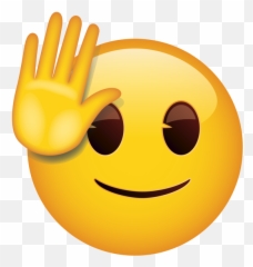 emoji u2013 The Official Brand Face waving fitz - Smiley