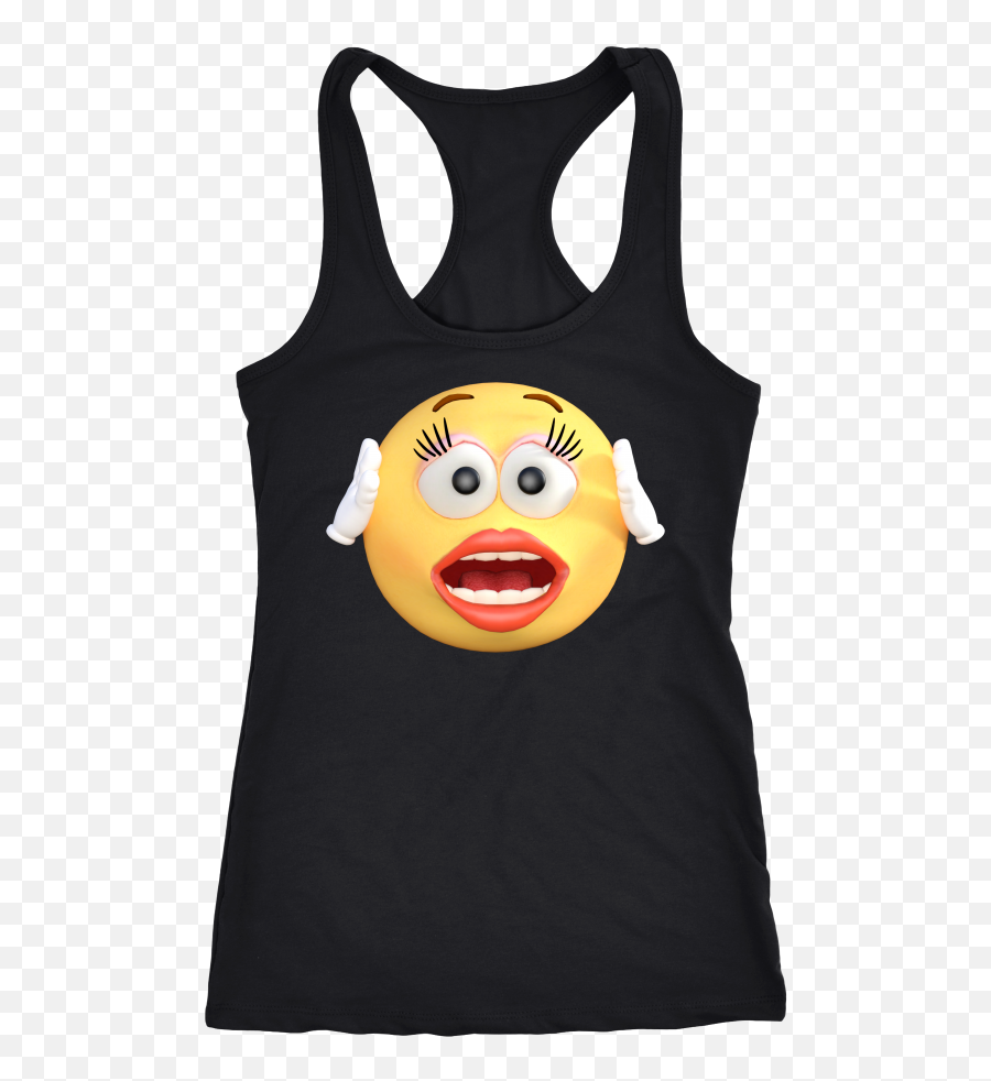 Download Dreamoctane Women Shock Emoji Tank Top - Active Tank,Shock Emoji