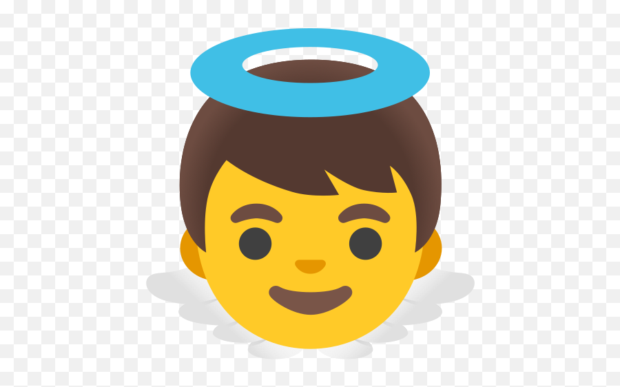 Baby Angel Emoji - Boy Face Emoji,All Emoji