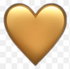 Golden Heart Goldenheart Goldencrown Golden Heartcrown - Heart Emoji,Golden Heart Emoji