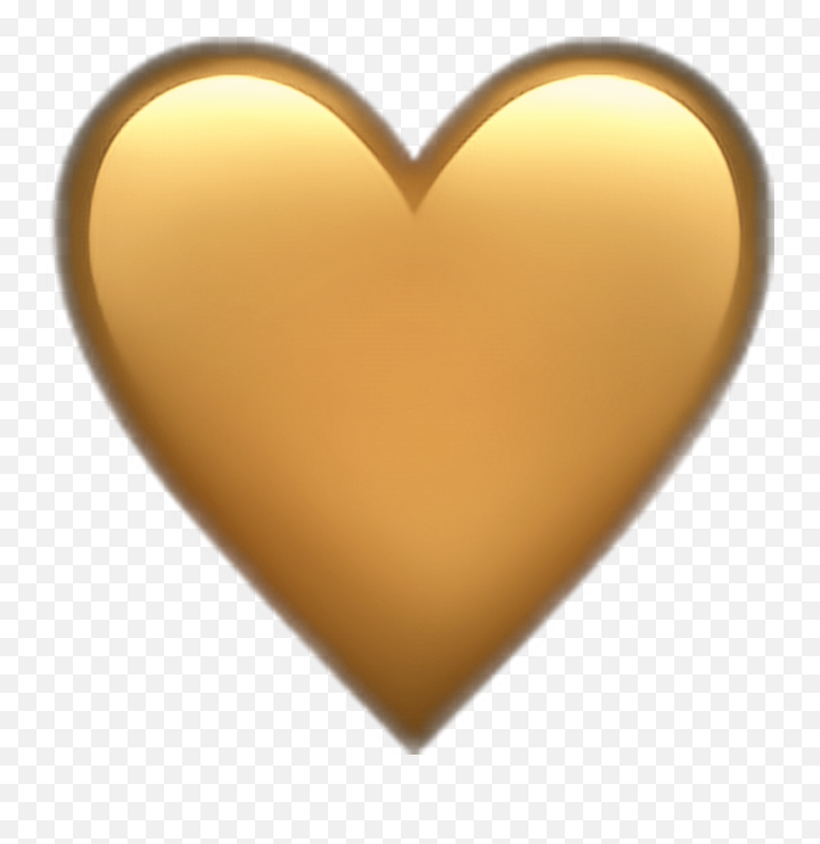 Golden Heart Goldenheart Goldencrown Golden Heartcrown - Heart Emoji,Golden Heart Emoji