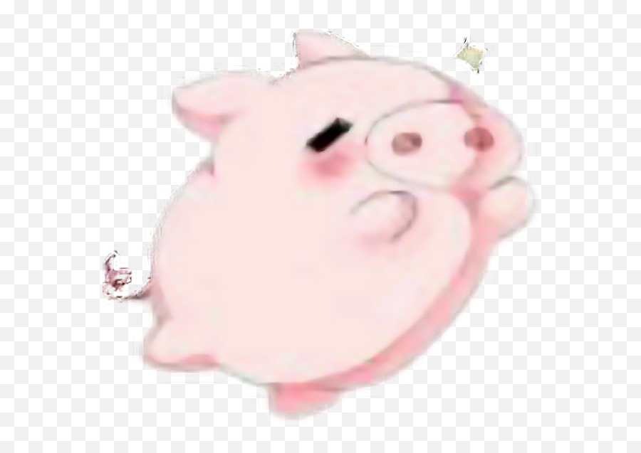 Pig Anime Cute Kwaii Chibi Sticker - Ugly Emoji,Girl Pig Emoji