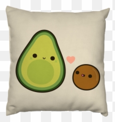 Avocado Pillow Freetoedit - Cute Avocado Transparent Background Emoji,Gate Emoji