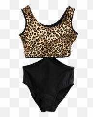 Girlu0027s Leopard Monokini Bathing Suit - Cheryl Creations Emoji