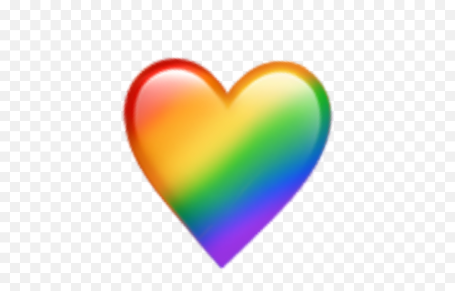 Rainbow Heart Emoji Emojis Aesthetic Tumblr - Rainbow Heart Emoji Png,Rainbow Emoji