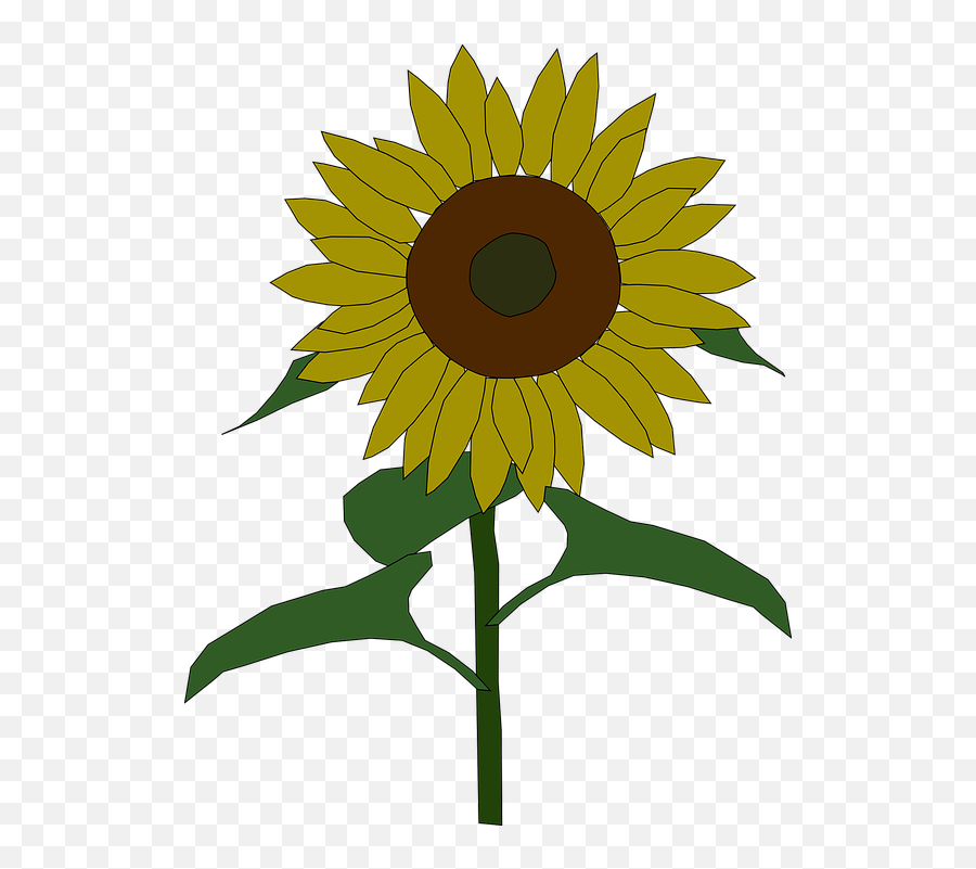 Solsikke Vektor Grafik - Sunflower Clipart Emoji,Bi Emoji