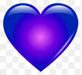 Heat Clipart Color Heart Transparent Free - Purple And Blue Emoji