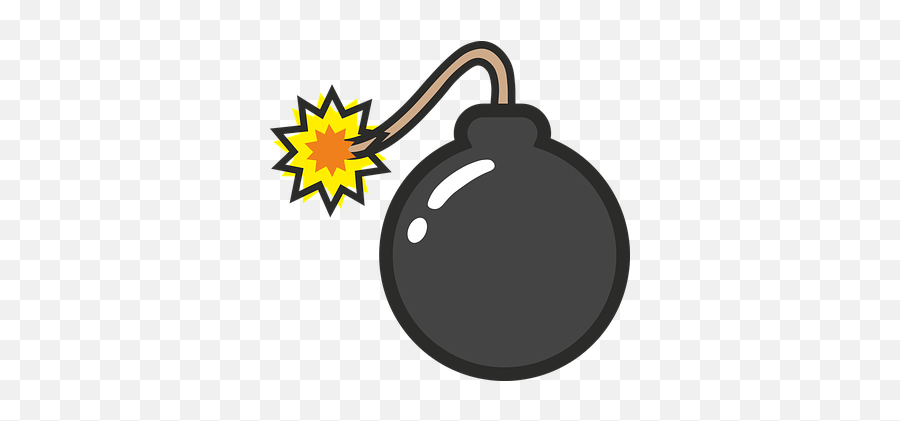 Free Explode Bomb Vectors - Bomb Clipart Emoji,Grenade Emoji