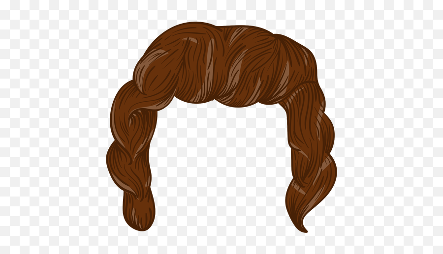 Man Bun Wig Png Picture - Curly Men Hair Illustration Emoji,Man Bun Emoji