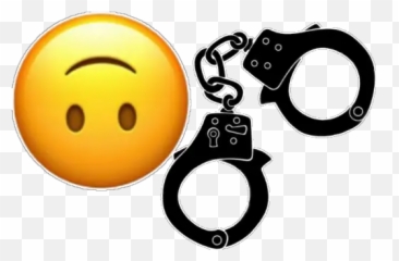 Crazy Emojis Stickers For Whatsapp - Smiley,Emoji Handcuffs