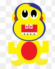 Yellow Cartoon Monkey - Circle Emoji,Crying Emoji