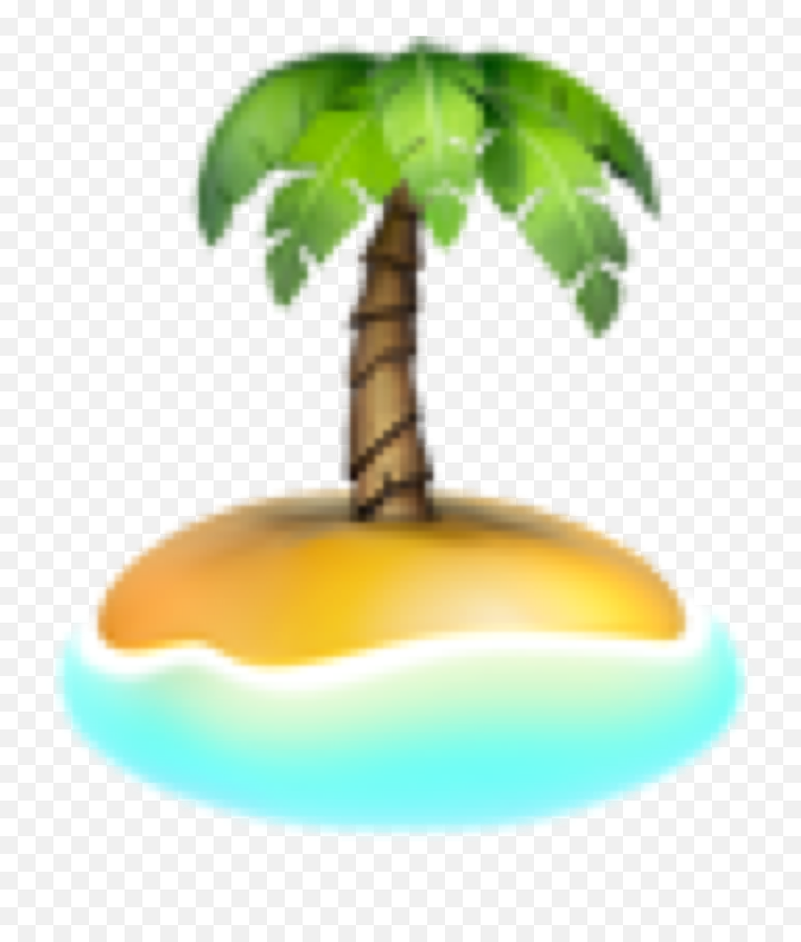 Island Beach Emoji Palme Palm Freetoedit - Palm Tree Beach Emoji,Palm Tree Emoji