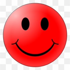 Red Smiley - Face Png Emoji