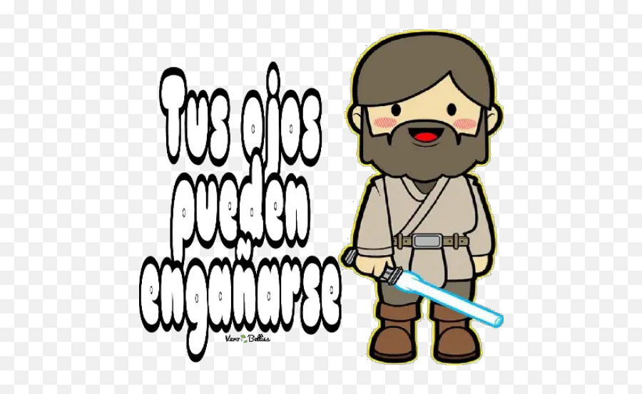 Star Wars Stickers For Whatsapp - Star Wars Obi Wan Clipart Emoji,Star Wars Emoji Whatsapp